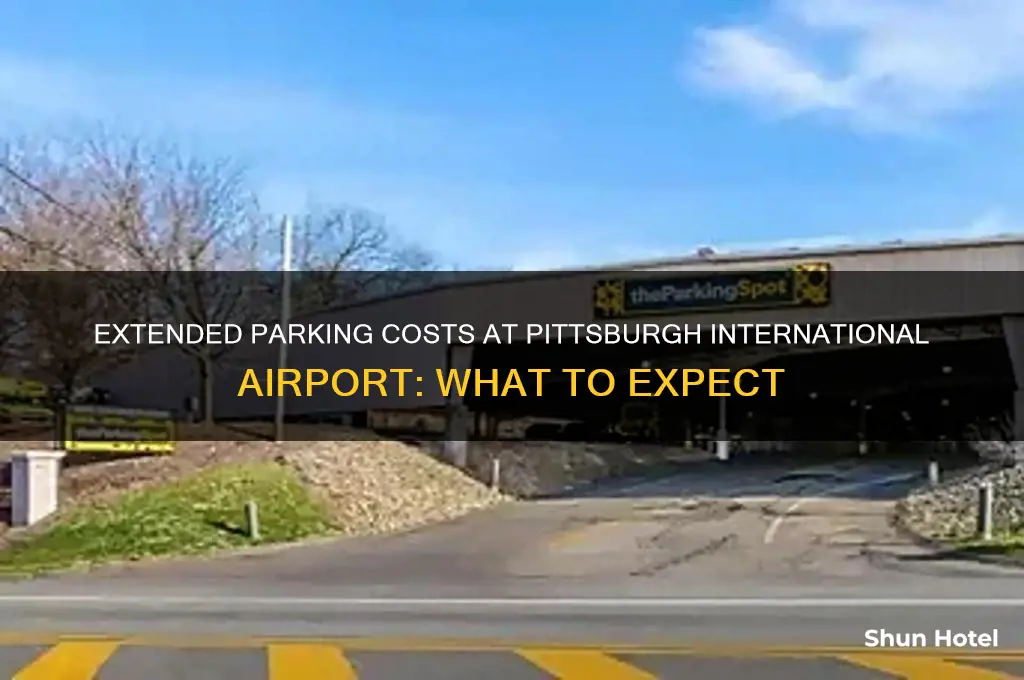 how much is extended parking at pittsburgh international airport