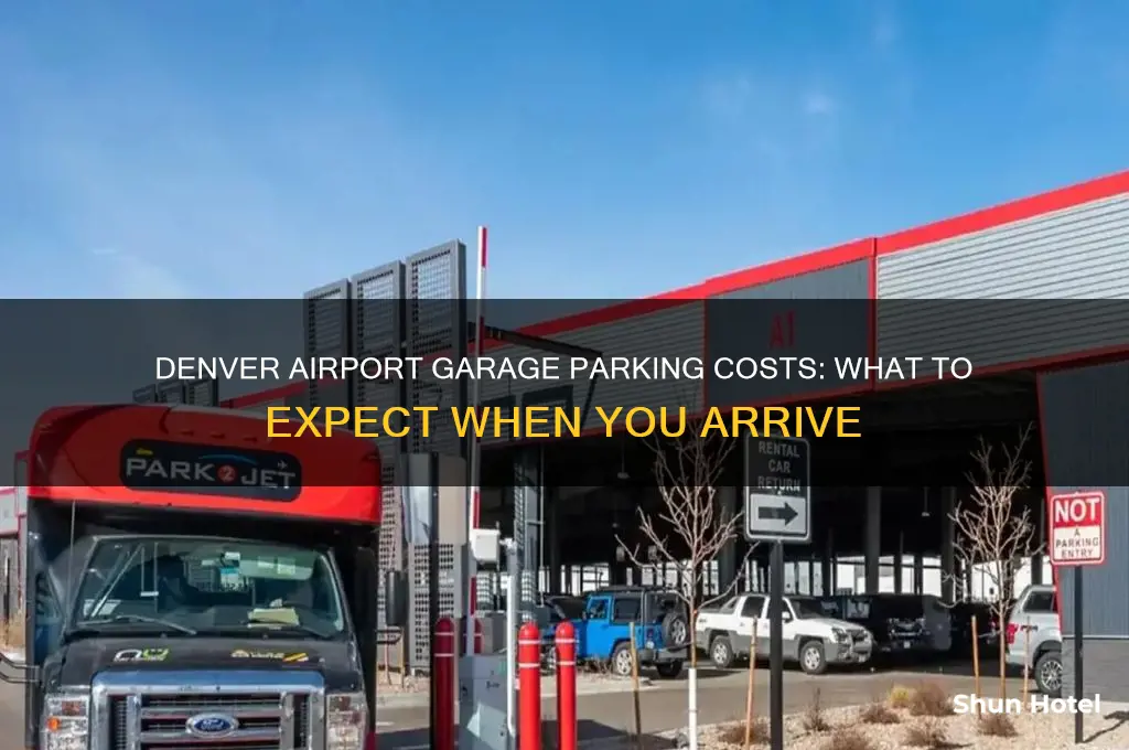 how much is garage parking at denver international airport