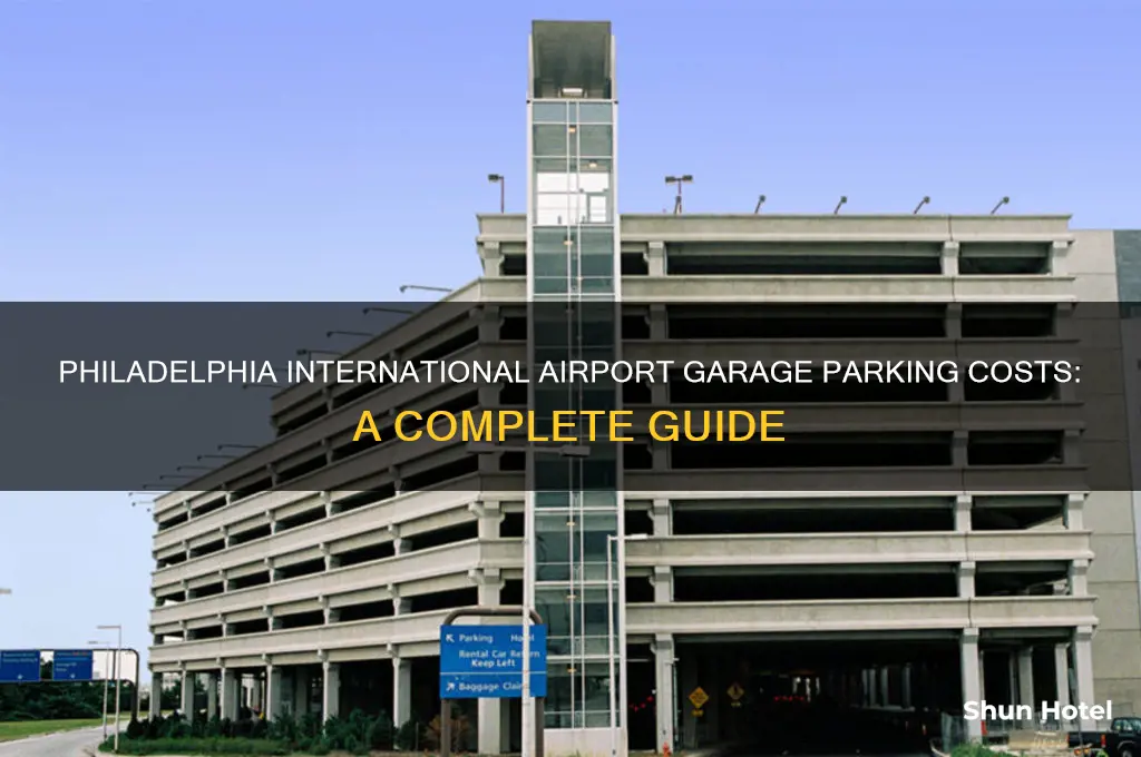 how much is garage parking at philadelphia international airport