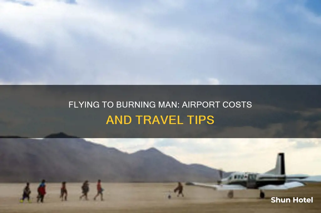 how much is it to fly into burning man airport