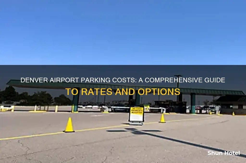 how much is it to park at denver international airport