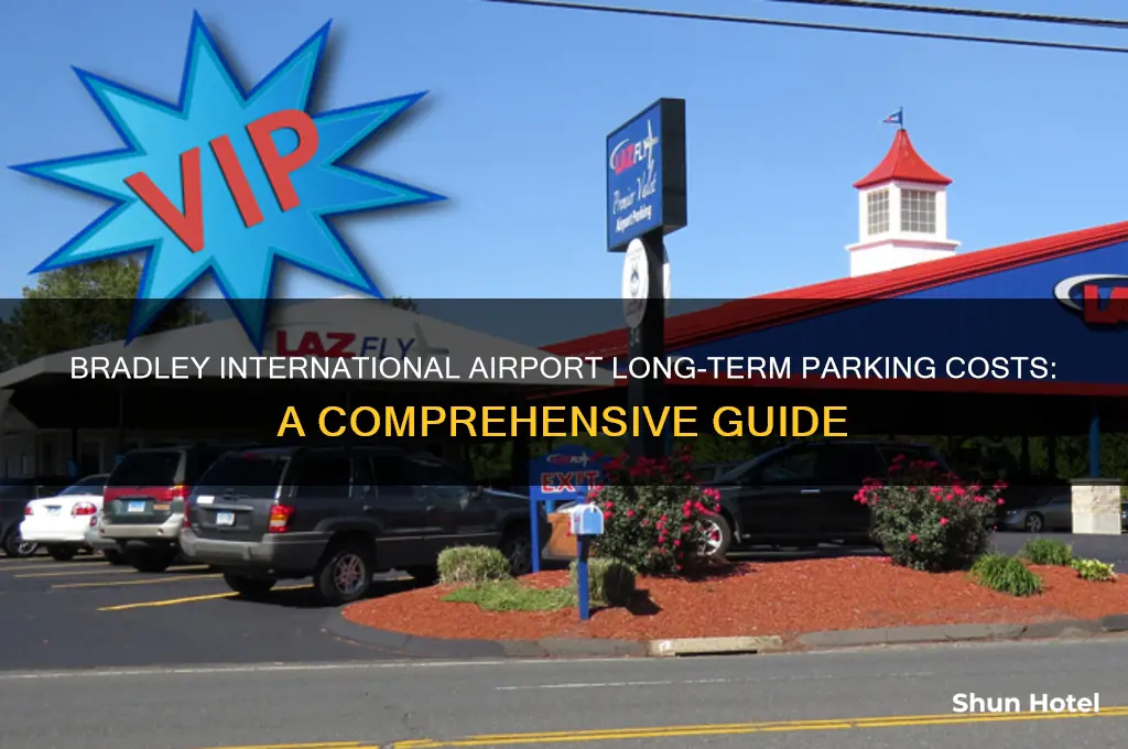 how much is long-term parking at bradley international airport