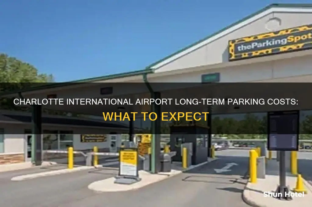 how much is long-term parking at charlotte international airport