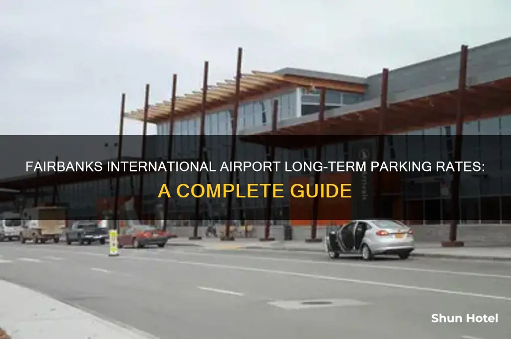 how much is long term parking at fairbanks international airport