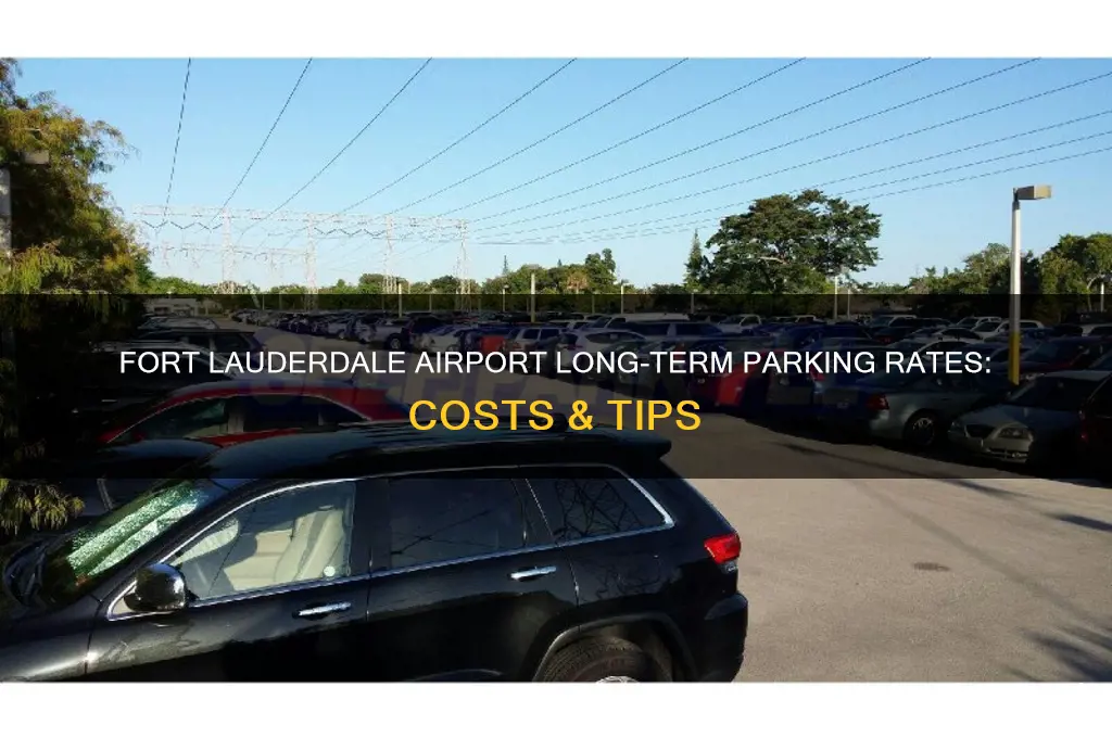how much is long-term parking at fort lauderdale international airport
