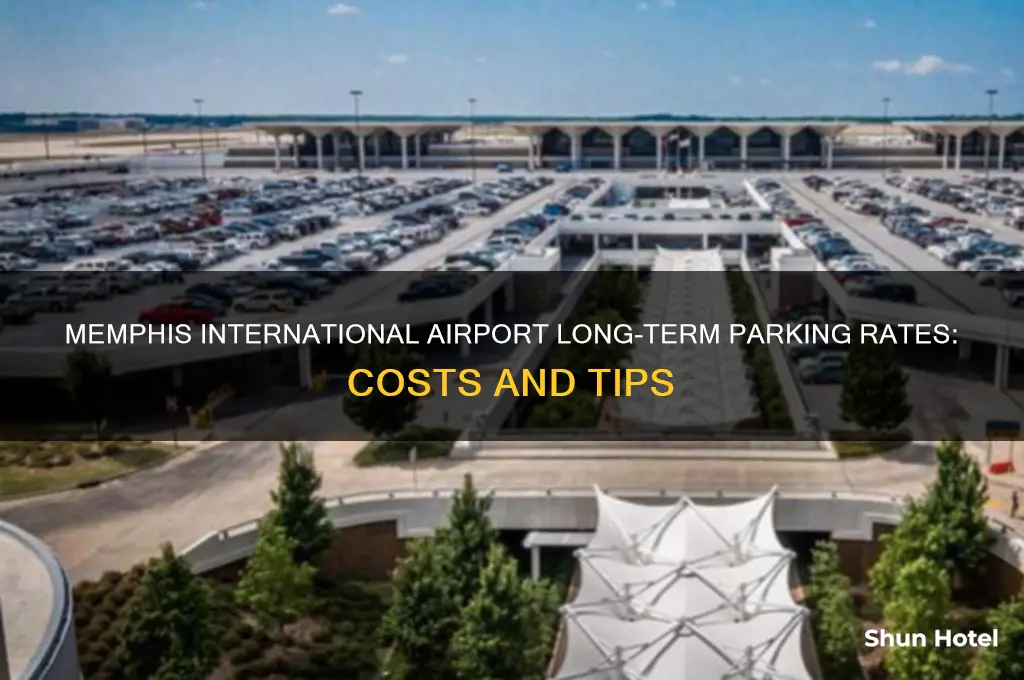 how much is long term parking at memphis international airport