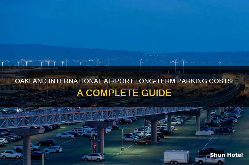 how much is long term parking at oakland international airport