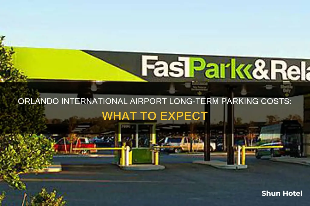 how much is long-term parking at orlando international airport