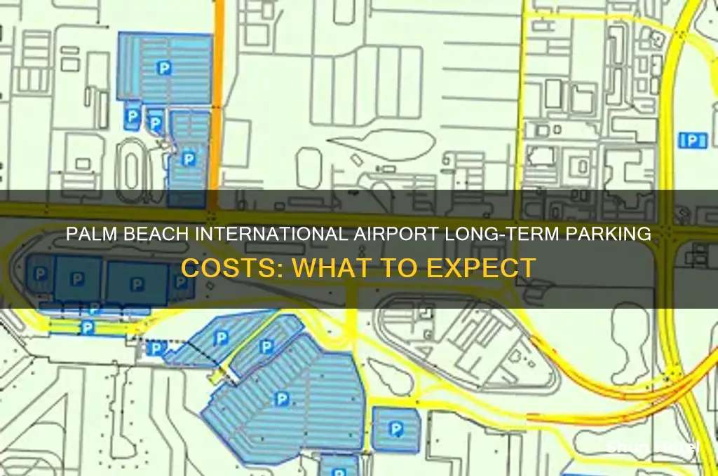 how much is long-term parking at palm beach international airport