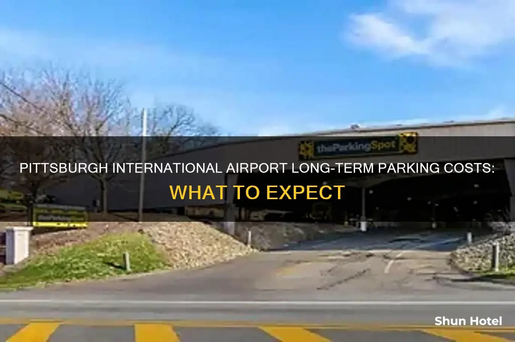 how much is long-term parking at pittsburgh international airport