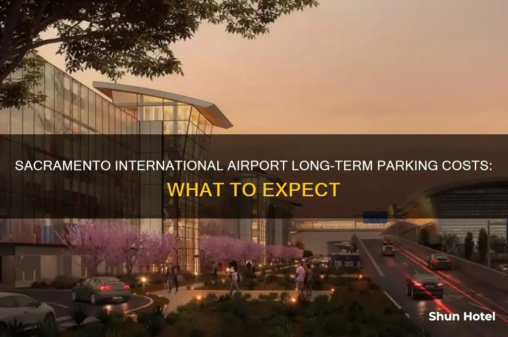 how much is long term parking at sacramento international airport