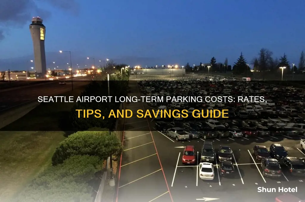 how much is long term parking at seattle international airport