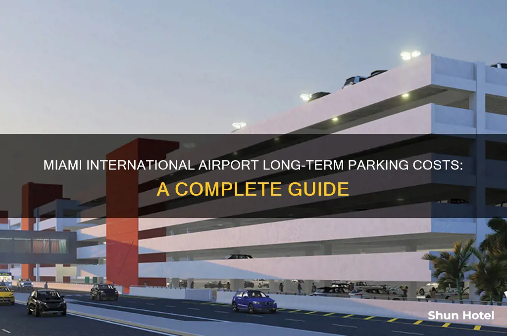 how much is long term parking in miami international airport