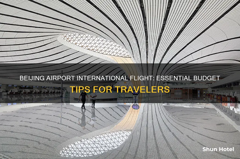 how much is needed at beijing airport for international flight