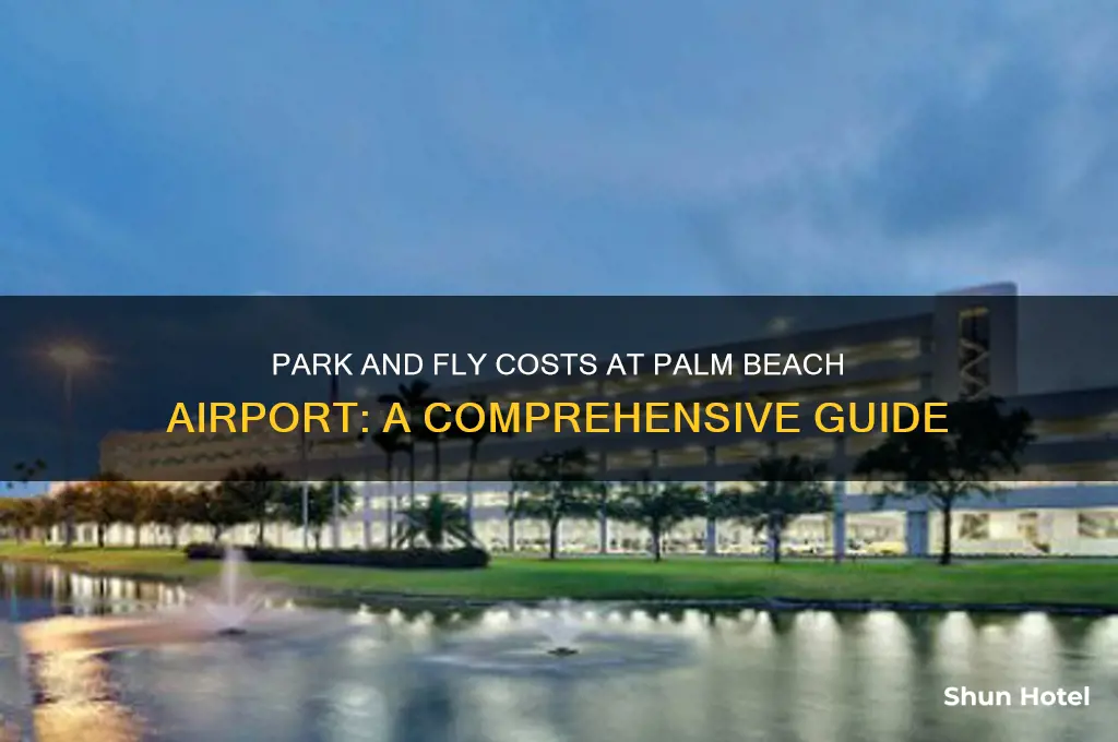 how much is park and fly at palm beacg airport