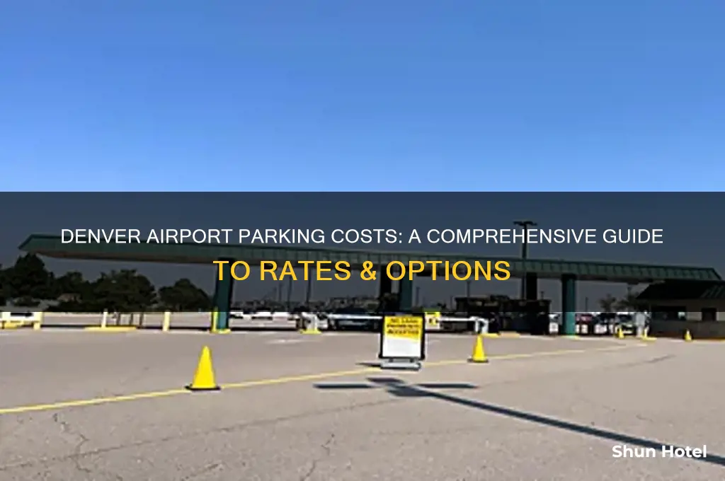 how much is parking at denver international airport