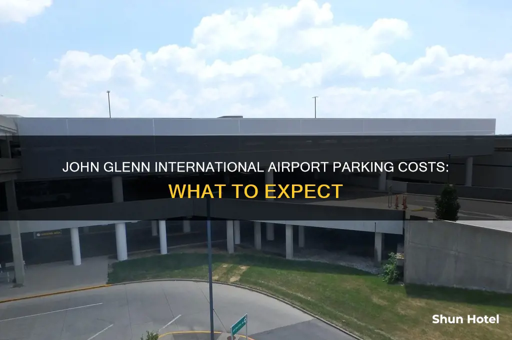 how much is parking at john glenn international airport
