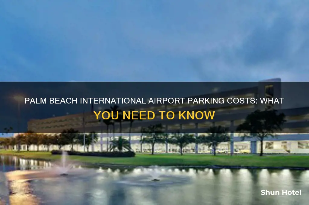 how much is parking at palm beach international airport