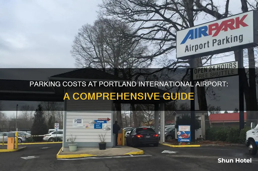how much is parking at portland international airport