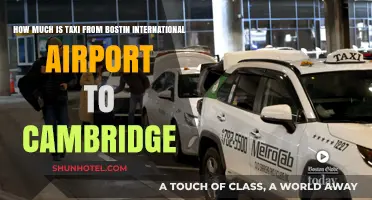 Taxi Fare Guide: Boston Airport to Cambridge Cost Breakdown