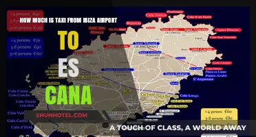 Ibiza Airport to Es Cana: Taxi Costs and Alternatives