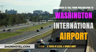 Philadelphia to Washington International Airport: Toll Costs Explained
