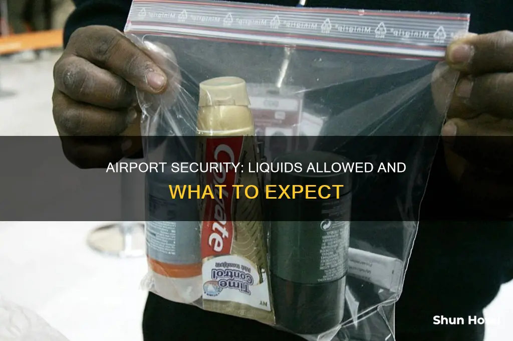 how much liquid can go through airport security