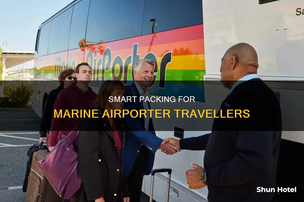 how much luggage can one take in marine airporter