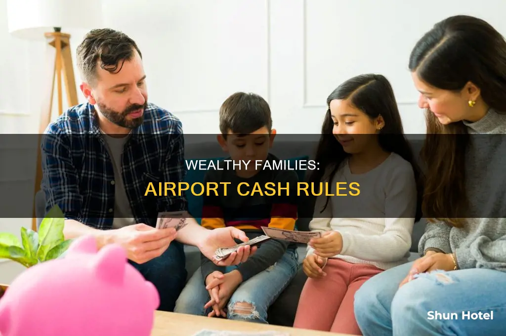 how much money can family carry through the airport