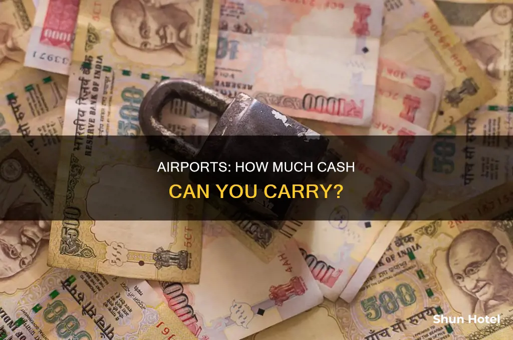 how much money can you travel with through airport security