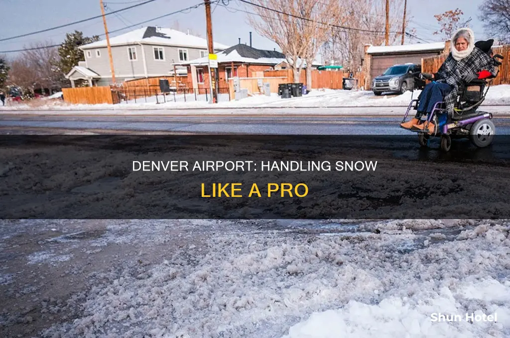 how much snow can denver airport handle