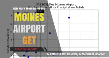 Des Moines Airport Snowfall: How Much Accumulated During the Storm?