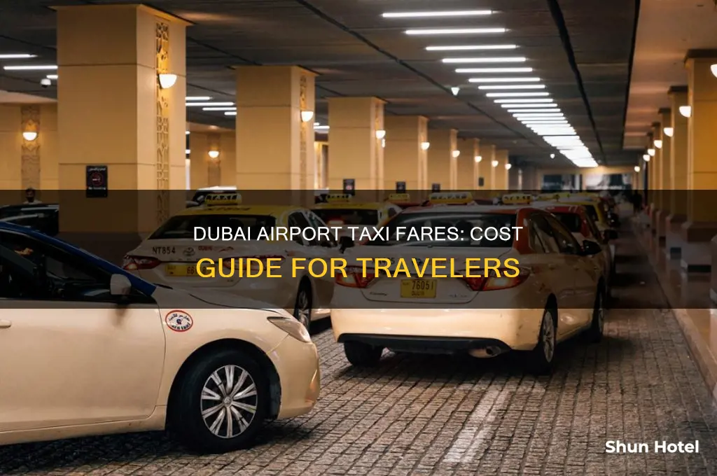 how much the taxi charge from the dubai international airport