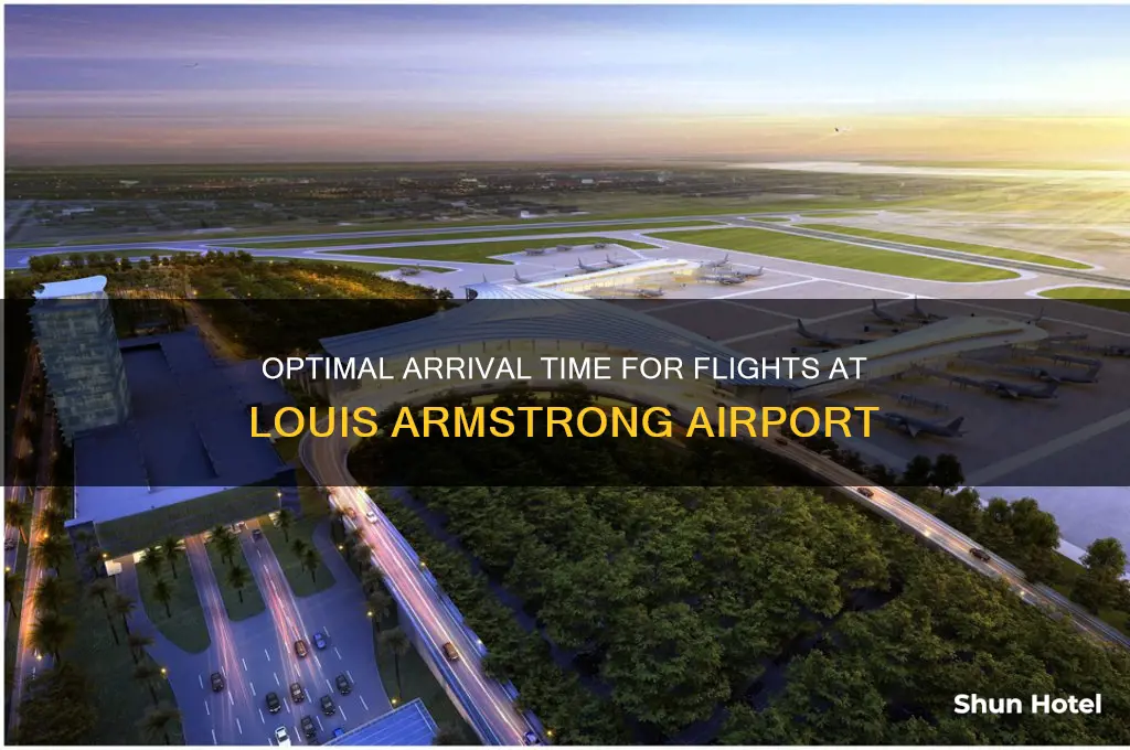 how much time before flight at louis armstrong international airport