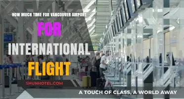 Vancouver Airport: Optimal Time for Stress-Free International Flight Check-In