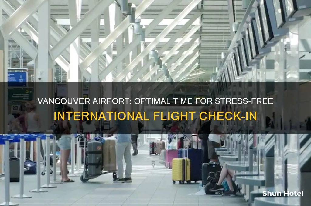 how much time for vancouver airport for international flight