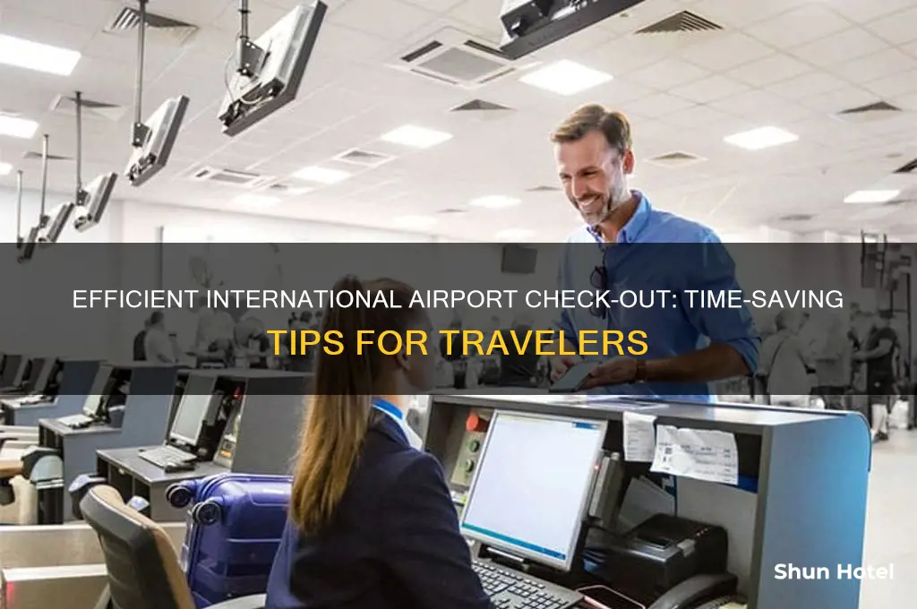 how much time to check out of international airport