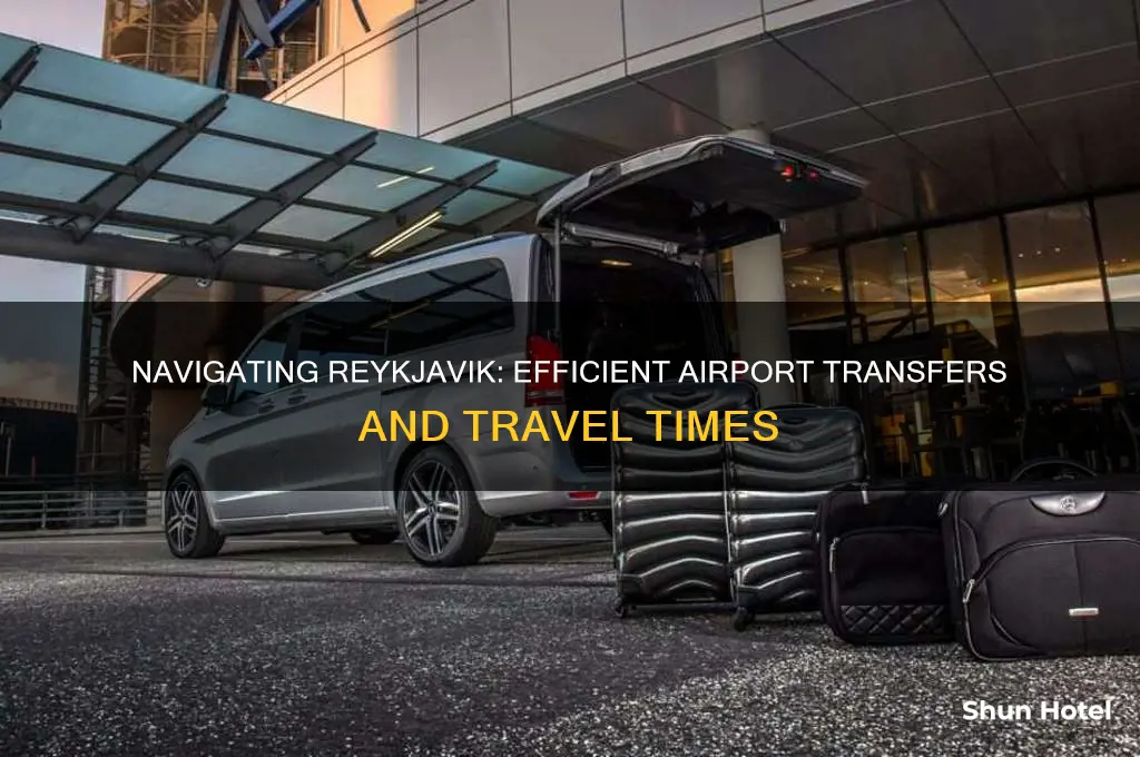 how much time to get between airports in reykyavik