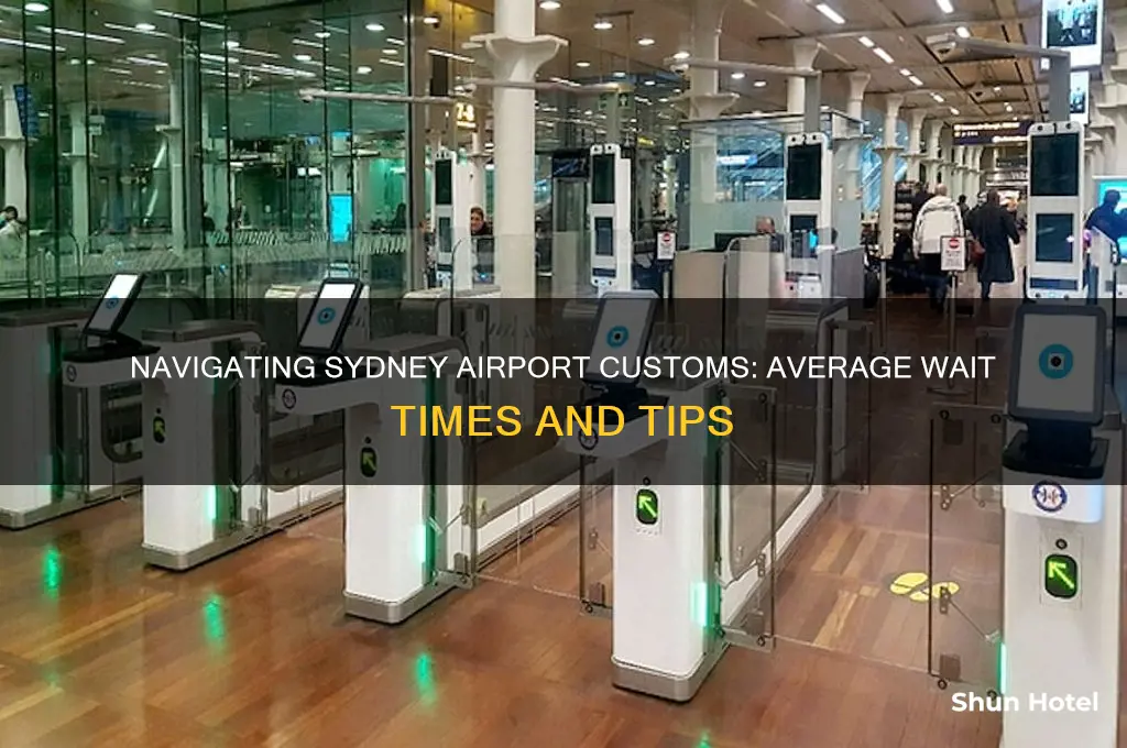 how much time to get through customs syd airport