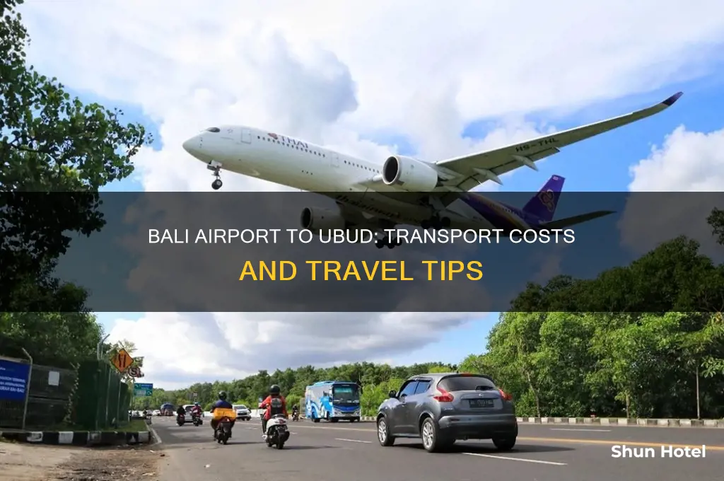 how much to get from bali airport to ubud