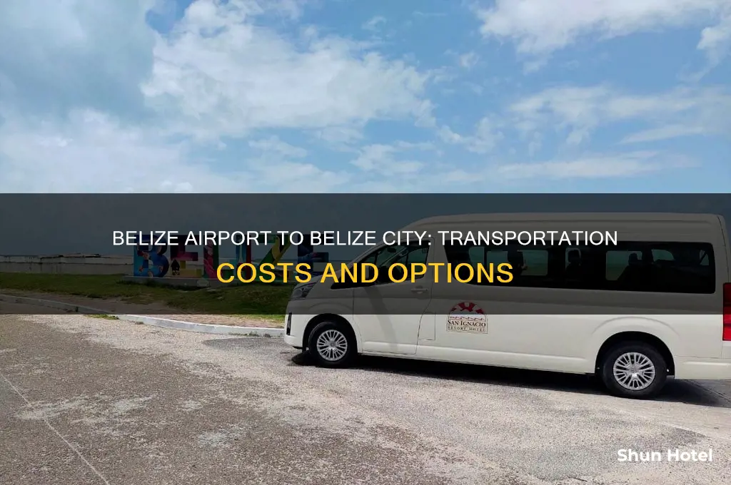 how much to get from belize airport to belize city