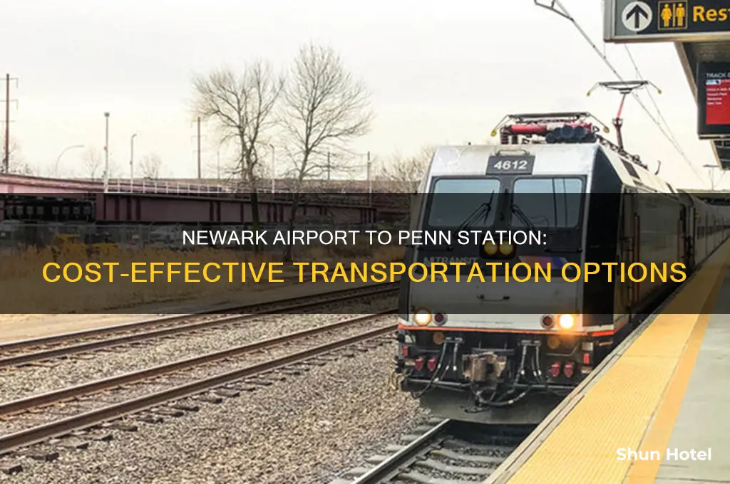 how much to get from neward airport to penn station