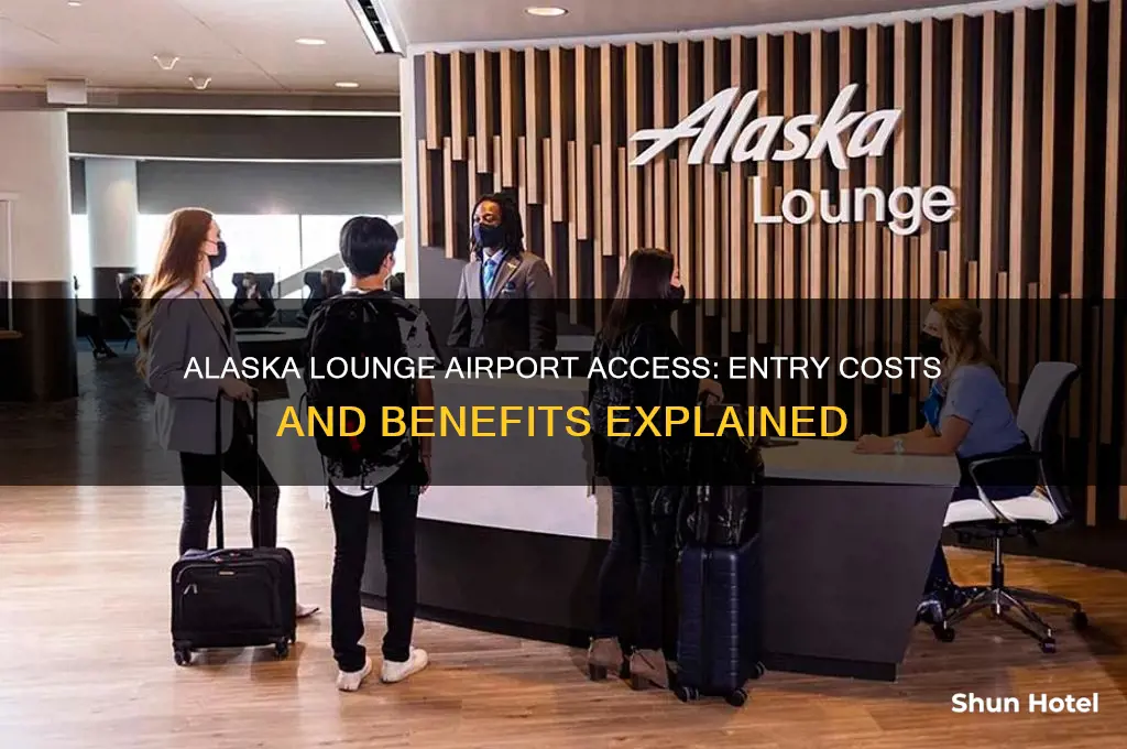 how much to get into alaska lounge at airport