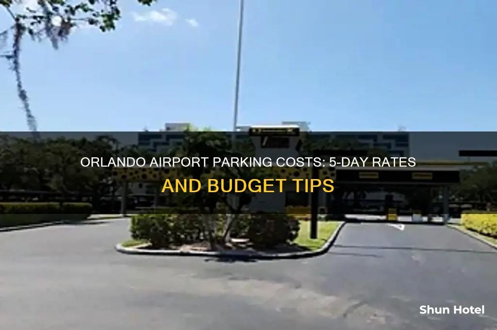 how much to park 5 days at orlando international airport