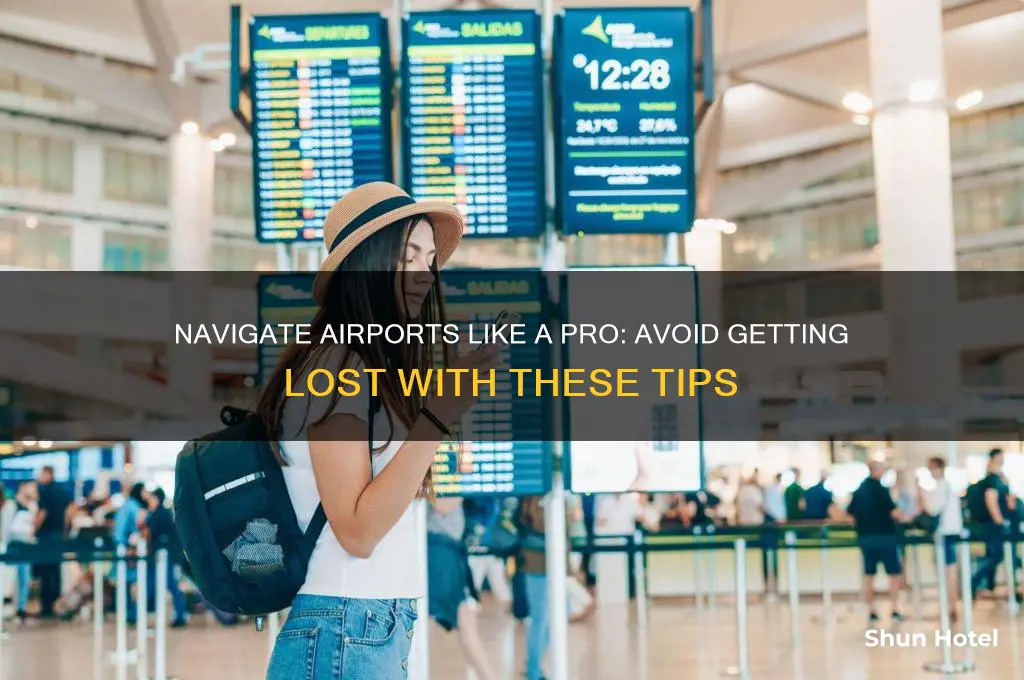 how not to get lost at the airport