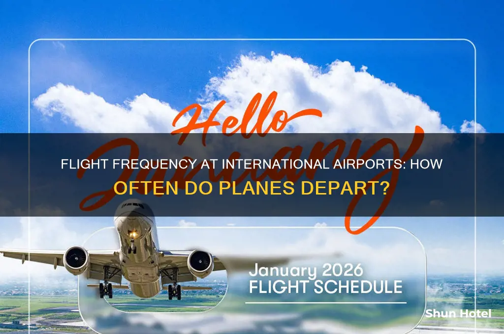 how often are flight from international airport
