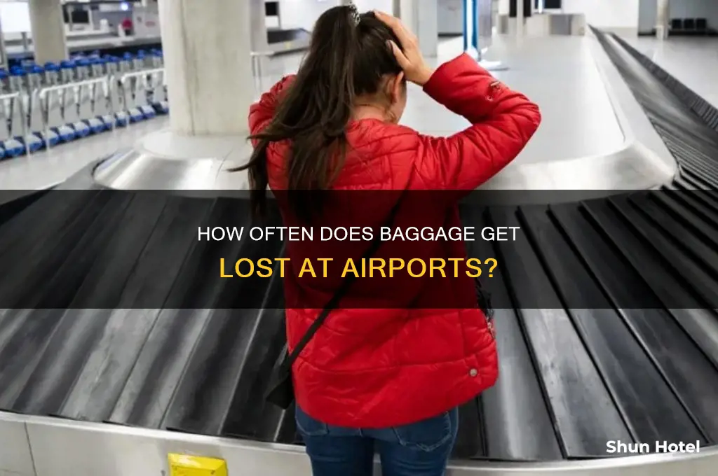 how often does baggage get lost at the airport