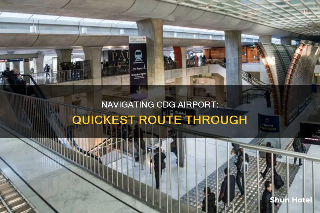 how quickly can you get through cdg airport