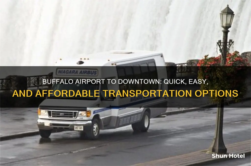 how ro get from buffalo airport to downtown