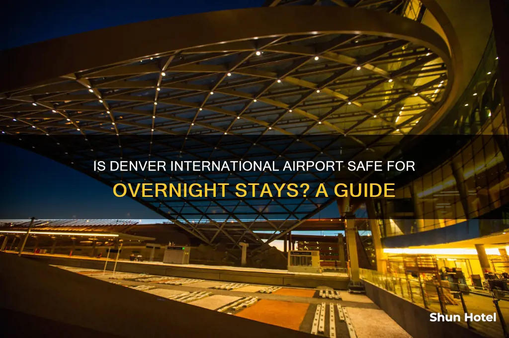 how safe is denver international airport for overnight stay